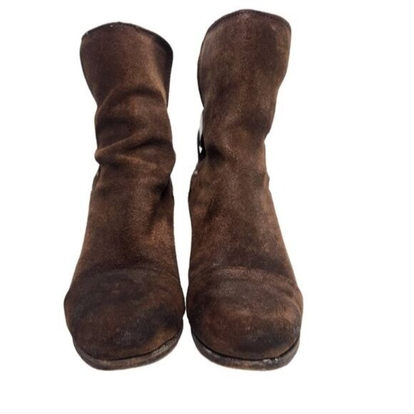 RAG & BONE Kinsey Brown Leather Ankle Boot - Picture 4 of 14